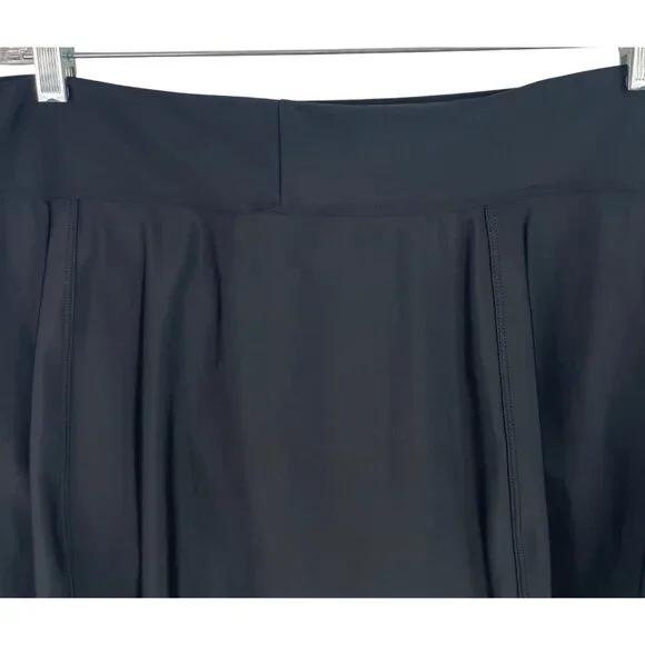 ZeroXposur Womens Size 2X Black UPF 30+ Quick Dry Sport Swim Swing Skirtini - Picture 3 of 10